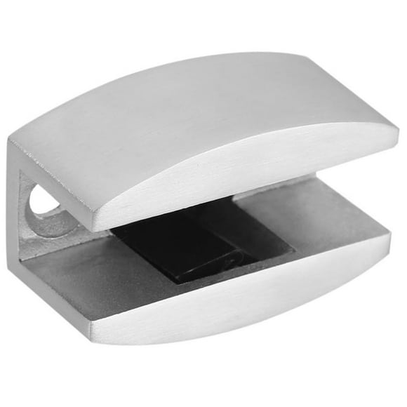 Guide de Sol pour Porte Vitrée Coulissante, Accessoires de Système de Rouleau pour Portes Vitrées Sans Cadre en Acier Inoxydable 304
