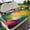 Green Yellow Red, variant on Golf Cart Seat Covers for 2 Seater, Purple Ombre Stripe Soft Microfiber Cart Seat Towel Blanket, Farmhouse Striped Gradient Absorbent Breathable Non Slip Bench Seats Protector for Golf Course 51"x31"