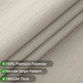 thumbnail image 4 of Haperlare 72"W x 78"L Shower Curtain Heavy Polyester Blackout Hotel Luxury Waterproof Washable Neutral Bathroom Curtain, Khaki, 1 Panel, 4 of 6