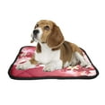thumbnail image 2 of PKQWTM Valentine'S Day Card With Beautiful Flowers Pet Dog Cat Bed Pee Pads Mat Cushion Potty Dogs Blankets Crate Bed Kennel 25x30 inch, 2 of 3