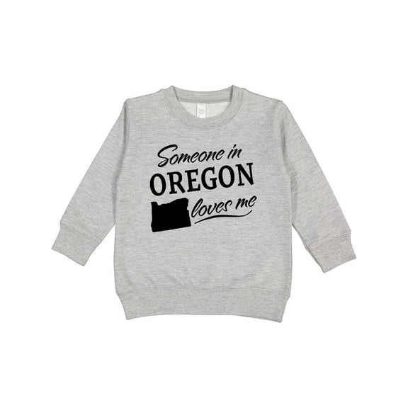 Inktastic Someone in Oregon Loves Me Toddler Sweatshirt