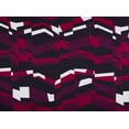 thumbnail image 2 of Zelouf Danielle Stretch Satin Print  , Sewing, DIY, Crafts Fabric by the Yard, 961 Blk/plum, 3 Yard, 2 of 2