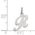 thumbnail image 3 of Collier Pendentif Monogramme Initiale Lettre R en Argent Sterling 925, 3 of 8