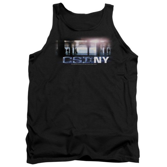 Csi New York Subway Adult Tank Top Black