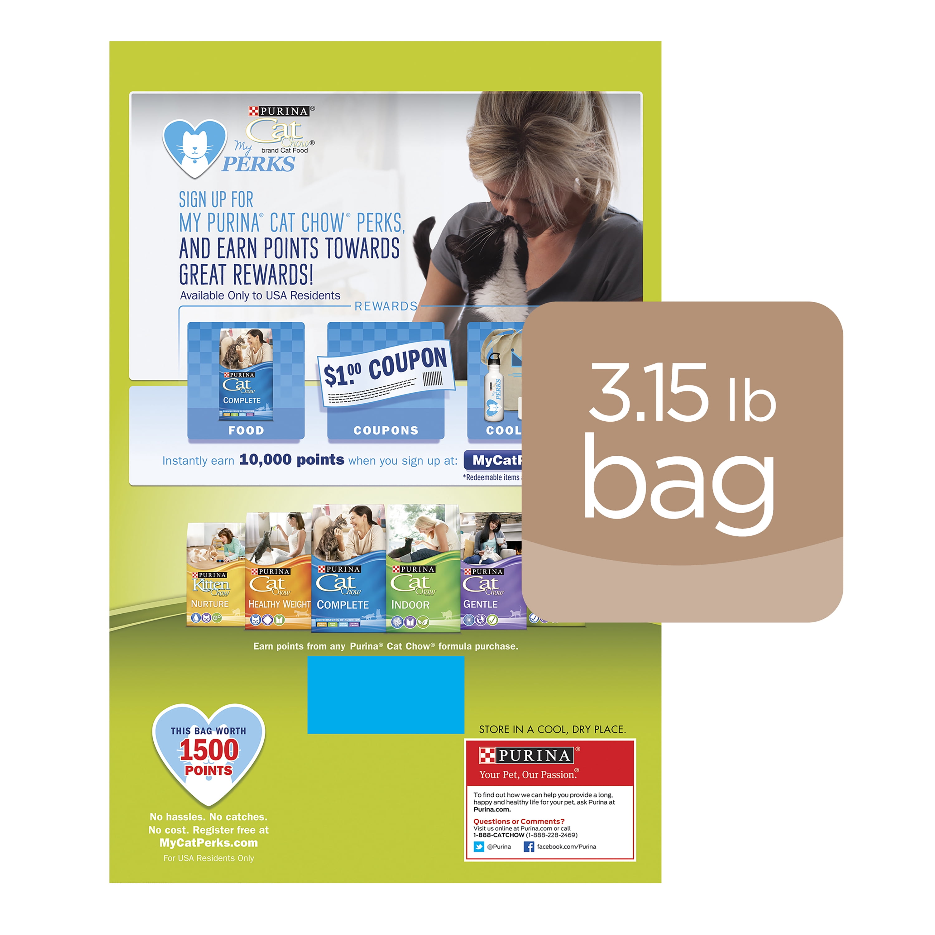 purina cat chow 3.15 lb