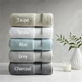 thumbnail image 6 of Madison Park Signature Splendor 6-Piece Cotton Towel Set in Charcoal, 6 of 9