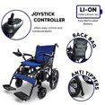 thumbnail image 2 of Comfygo Fauteuils Roulants Électriques Légers pour Adultes, Fauteuil Portable, Bleu, 2 of 6