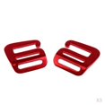 thumbnail image 1 of Almencla 3Pairs 1'' Aluminium Webbing Buckle g shaped hook for Backpack Strap Belt Red, 1 of 8