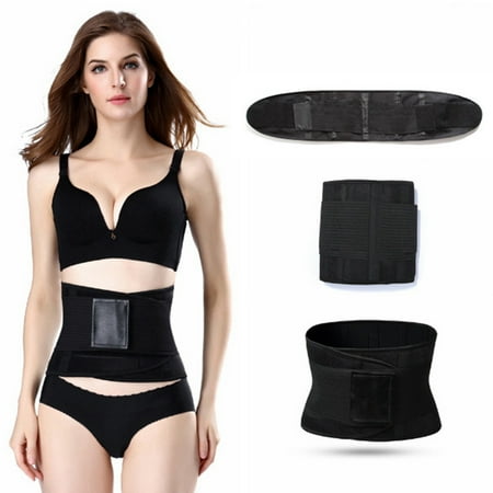 

Women Postpartum Abdomen Belt Sports Black Ladies Belt Corset Waistband S-XXL