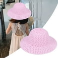 thumbnail image 3 of Harmtty Easter Bonnet Straw Hat for Kids DIY Easter Straw Woven Hat Spring Party Summer Beach Accessory for Easter Party Fancy Dress Supplies, 3 of 8
