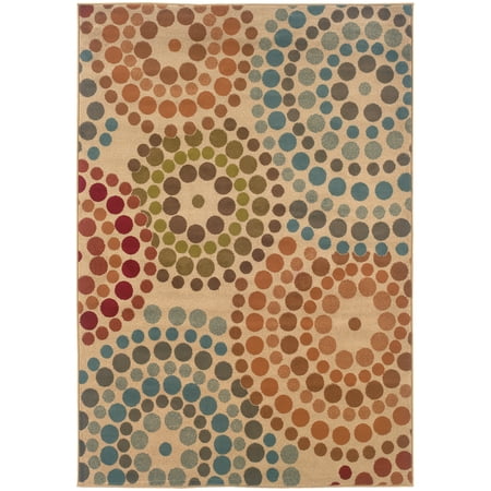 Avalon Home Elliott Geometric Contemporary Area Rug  Beige