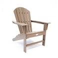 thumbnail image 5 of LuXeo Hampton Weather Wood Outdoor Patio Adirondack Chair (2 Pack), 5 of 12