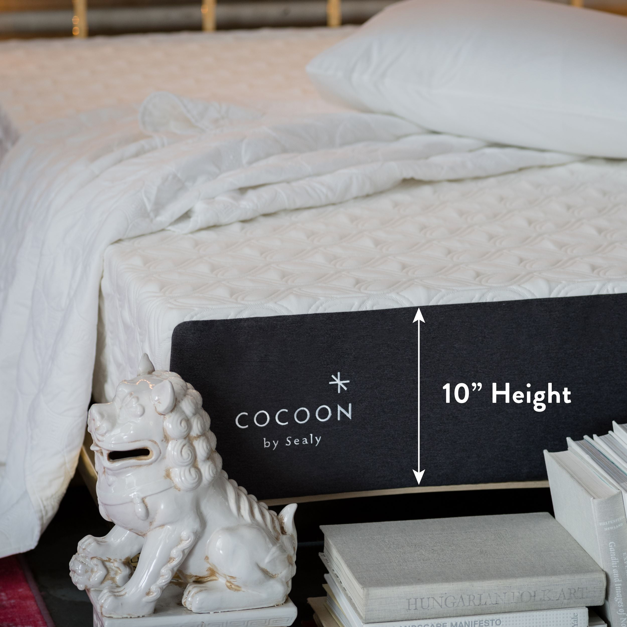 Cocoon by Sealy 10 Medium Classic Gel Memory Foam Bed in a Box Full Adult