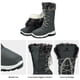 thumbnail image 2 of Dream Pairs - Botas cálidas impermeables de piel sintética para mujer, botas de nieve para senderismo al aire libre de media pantorrilla MAINE Dream Pairs MAINE, 2 of 7