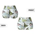 thumbnail image 6 of Athletic Shorts for Women, Mallard Ducks Wild Birds Seam Womens Shorts High Waisted Sport Running Workout Gym, 6 of 8