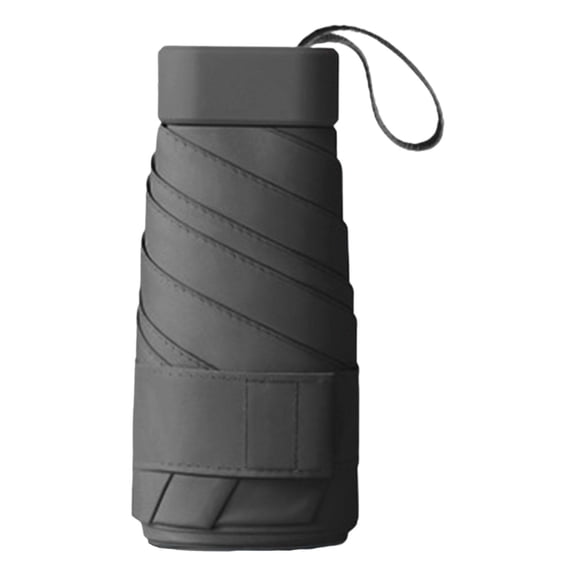 Yunhgft Travel Umbrella Pocket Rain Umbrellas Windproof Lightweight for Women Gifts Black