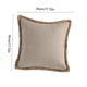 thumbnail image 3 of Funda de cojín de lino de 45 x 45 cm | Funda de cojín para sofá y respaldo de cama | Funda de cojín cuadrada decorativa para salón, cama y ventana, 3 of 6