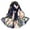 Navy, variant on Silk Scarf,Scarves for Women Lightweight Fashion Women Flower Print Long Soft Wrap Scarf Simulation Silk Shawl Scarves Neck Scarf,Clearance,Womens Scarves Grey