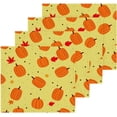 thumbnail image 2 of Thanksgiving Maple Leaves and Pumpkins Washcloth 12x12in Set, 6 Pack Absorbent Cotton Towel Square Kitchen Dishes Towels, Soft Cleaning Face Hand Towel Fast Drying Wash cloth, 2 of 7