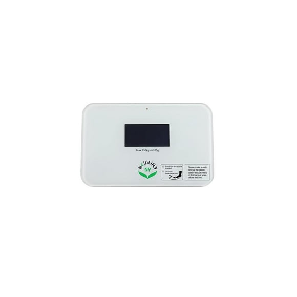 NewlineNY Smallest Step On Super Mini Travel Bathroom Scale, SBB0638SM-WH Off White by NewlineNY multicolor