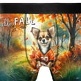 thumbnail image 4 of Hello Fall Chihuahua Football Welcome Autumn with Leaves Pumpkins All Over Print Boxer Briefs Underwear for Men Dad Dog Lover Gifts Idea - 00012, 4 of 6