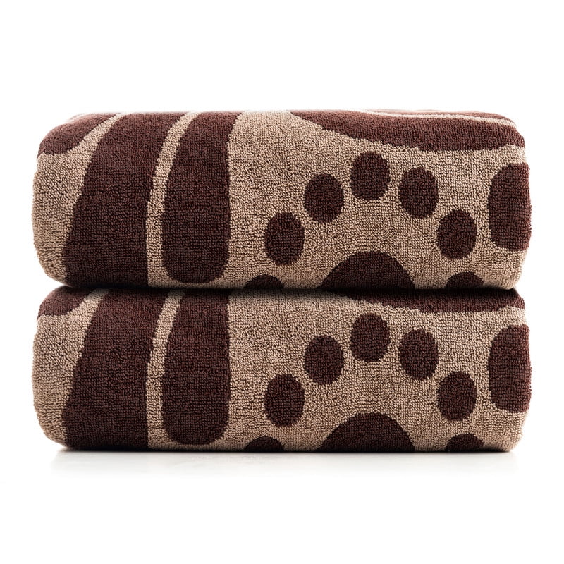 Evimpex 100%-Cotton 2pcs/SET Beach & Pool Towels - Large Cotton Towels for Pool, Beach, Bath, Gym & More - Soft, Absorbent & Oversized Beach Towels 36” x 72”