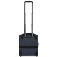 thumbnail image 3 of New York Xpress 16" Underseat Carry-on Luggage Lightweight Softside Rolling Suitcase with 2 Wheels, Navy - TA13, 3 of 10