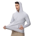thumbnail image 6 of Men's UPF 50+ Swim Shirts, Long Sleeve Sun UV Protection Water Rash Guard, Lightweight Cool Dry Fishing T-Shirt, 6 of 9