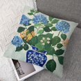 thumbnail image 7 of Acheng Green and Blue Floral Pillow Covers Chinoiserie Porcelain Vase Grand Millenial Outdoor Farmhouse Decorations Decorative Throw Pillows Cases for Home Living Room Set of 2 White 24x24in, 7 of 7