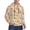 thumbnail image 2 of Uemuo Autumn With Hedgehog Pattern Men's Hoodie - Casual Pullover Hoodie with Kangaroo Pocket, Stylish Hooded Sweatshirt for Everyday Wear-Medium, 2 of 7