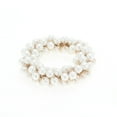 thumbnail image 4 of Unique Bargains 1 Pc Fashion Faux Pearls Hair Elastic Band Beige, 4 of 5