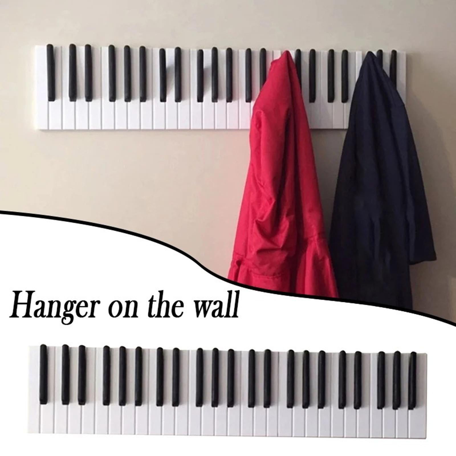 Wood Hideaway Coat Hooks Clothes Rack Hooks for Hanging Hook Rail