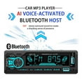 thumbnail image 6 of 1 Din Car Radio 60W*4 Smartphone APP Control Bluetooth AI voice BT FM USB TF AUX Audio Copy Function Multimedia Player 12V, 6 of 15