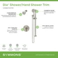 thumbnail image 2 of Symmons S3598BBBZ15TRM Dia Hydromersion Pressure Balanced Shower System - Bronze, 2 of 7