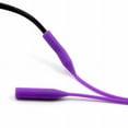 thumbnail image 3 of 2x Silicone Eyeglasses Strap Sunglasses Non Slip Band Neck Cord Holder Violet Dark Blue, 3 of 8