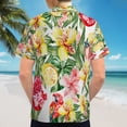 thumbnail image 6 of High Quality Hawaiian Shirts for Men Short Sleeve Aloha Beach Shirt Floral Summer Casual Button Down Shirts Blouses 7XWQHZ, 6 of 7