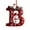 B, variant on Kbndieu 26 Letter Ornaments for Christmas Tree, Initial Ornaments Christmas Tree Decorations Ornaments Christmas Hanging Decor Gifts for Women Men Friends Family Party Indoor E