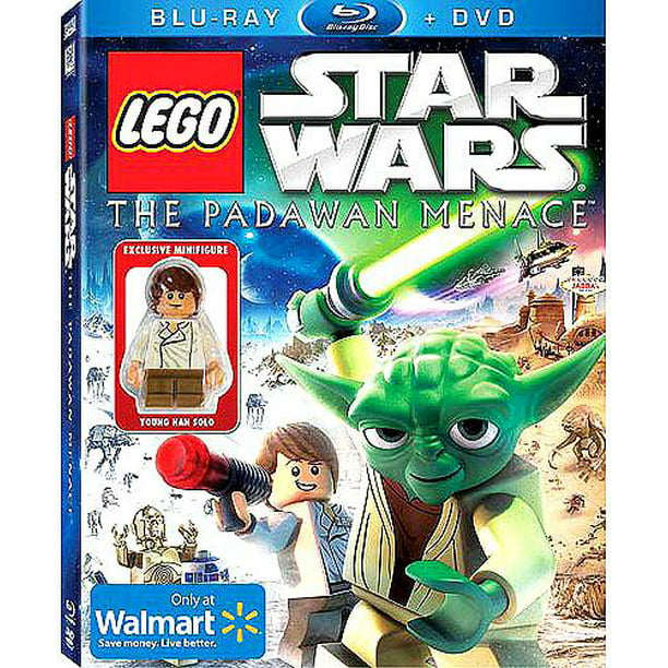 LEGO Wars: The Padawan Menace Blu-ray & Standard DVD Combo Pack with Han Solo Minifigure - Walmart.com