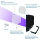thumbnail image 2 of Proyector LED UV de 2 piezas, 100 W, luz negra, IP65, resistente al agua, lámpara LED ultravioleta, iluminación de efectos para acuarios, fiestas, pintura fluorescente, póster fluorescente, neón,, 2 of 5