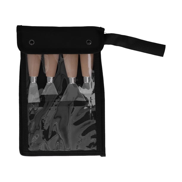 Espátula para masilla, 4 piezas, espátula para masilla, raspadores, juego de espátula para masilla, funcionalidad de alta precisión NikouMX herramienta