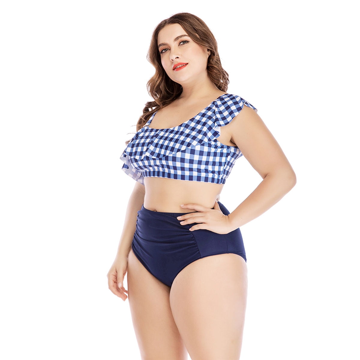 plus size pin up bathing suits