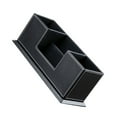 thumbnail image 1 of tredstone Multifonctions Porte-Stylo en Cuir Créatif Bureau Papeterie Boîte de Rangement Noir, 1 of 4