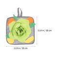 thumbnail image 2 of OUNONA 2Pcs Small Animal Snuffle Mat Polar Fleece Green for Indoor Play, 2 of 8