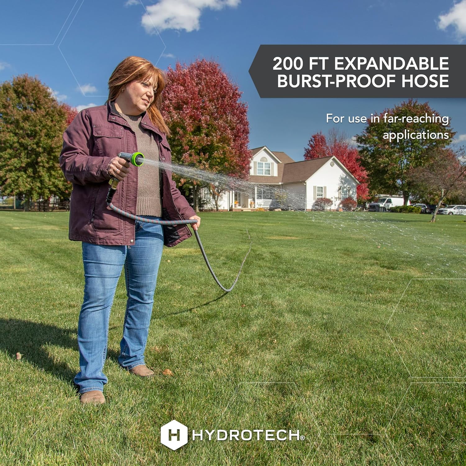 HydroTech 5/8 in. Diameter x 200 ft. Expandable Burst-Proof Hose