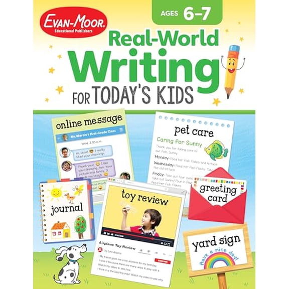 Pre-Owned Real-World Writing for Today's Kids, Age 6 - 7 Workbook (Paperback) 1645141594 9781645141594