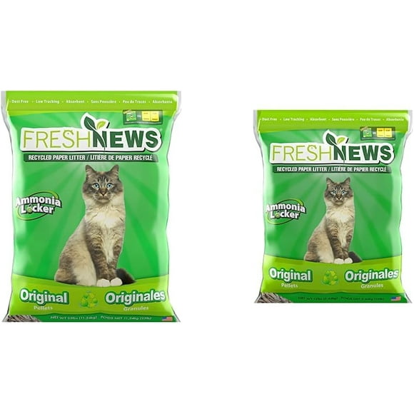 TRAHOO-Cat Litter (25 Pounds) + Post Consumer Paper Pellet Cat Litter (12-Pound)