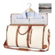 thumbnail image 3 of Bolso de lona grande de cuero sintético para mujer, bolso de viaje de negocios para exteriores, bolso de mano deportivo, organizador, bolso de viaje plegable para mujer, 3 of 5