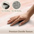 thumbnail image 6 of ODIKA 3'x5' Washable Throw Rug Stain Resistant, Low Profile, Non-Slip Peach Peachy Veined Contemporary Ombre Fluid Gradient Movement for Entryway, Kitchen, Mudroom, 6 of 7