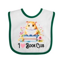 Inktastic I Love Book Club Girls Baby Bib
