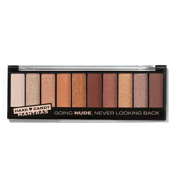 Hard Candy, Top Ten Eyeshadow Palette, 10 Long-Lasting Shades, Everyday Neutrals, Going Nude, Nudes, 0.4 oz